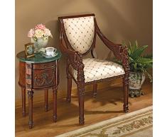 Design Toscano St. Gabriel Neoklassizistischer Lehnstuhl