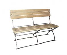 EuroLiving Biergartenbank Edition-Classic Natur/Verzinkt