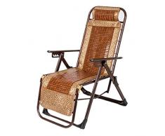 Klappliegestuhl Zero Gravity Lehnstühle Verstellbare Patio Lounge Chair mit Lendenwirbelstütze Pillow One Size Falten Freie Garten Sonnenliege Stuhl (Color, Size : One Size)