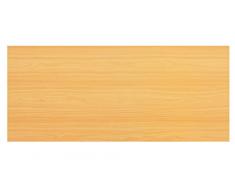 Bümö Besprechungstisch | Säulentisch mit Chromsäule | hochwertiger Meetingtisch in 3 Formen und 6 Dekoren (Weiß, Platte: rund-Ø 100cm)