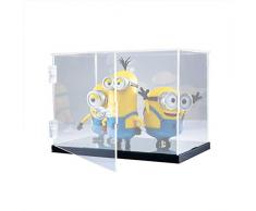 JERPOZ Acrylvitrine, Offene Thekenvitrine, Staubdichte Aufbewahrungsbox, Museumsvitrine 40cm × 20cm × 20cm Acrylschachtel