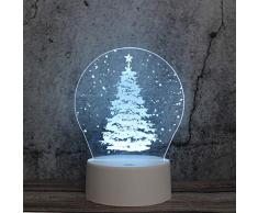 3D Nachtlicht , Led Night Lightful Powered Base: Touch_ Baumtisch Geschenk Kinderspielzeug Dekor Dekoration