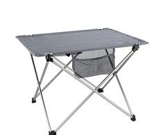 APXZC Camping-Klapptisch - Tragbare kompakte Rolltische, mit eingebauten verstärkten Paneelen, Oxford-Material, wasserdicht, reißfest, für Camping Trip Beach Barbecue