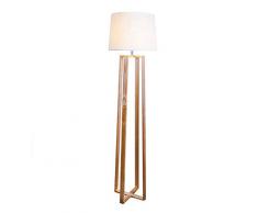 QEE Wohnzimmer, hotel, schlafzimmer, stehleuchte-Stehlampe Retro Holz Gast Esszimmer Holzlampe S