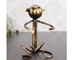 GFF European Wine Wine Frame Kreative Monkey Iron Ornaments Weinflaschenregal Regal