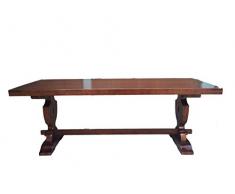 Kunibert Rittertafeltisch Tafeltisch Länge 220cm Breite90cm Massivholz Wangentisch langer Esszimmertisch