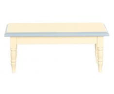 Melody Jane Puppenhaus Blau Creme Tisch Miniatur Shabby Chic Esszimmer Möbel