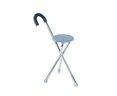 ZB Walker Höhenverstellbar Klappbarer Aluminium-Gehwagen Alter Rattanstuhl Rutschfest Ältere, Behinderte Produkte A++