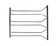 Weinglashalter - Weinglas Halterung / Wein Glas Aufhänger für die Küche, Bar oder Restaurant - Gläserhalter, Glashalterung, Glasregal, Gläser RegalHalter (Unter dem Schrank Aufhängen) - GlasHängeregal Gestell für alle Stielgläser