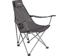 Berger Faltstuhl Relax grau bis 100 kg Campingstuhl Festivalstuhl Klappstuhl