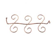 BLI Praktisches Weinregal, Becherhalter, unter der Schrankhalterung hängend, Regal, Küchenweinregal 6 Tassenregal 1