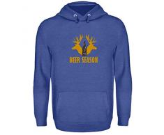 Beer Season Deer Jäger Oktoberfest München Bayern Festzelt Outfit Biertisch Design - Unisex Kapuzenpullover Hoodie