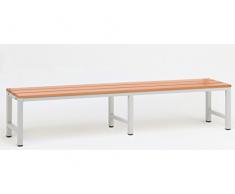 Sitzbank für Umkleideräume 200x30 cm, Marke: Szagato (Umkleidesitzbank, Umkleidebank, Garderobenbank, Bank mit Echtholz für Fitnessstudio)