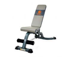 Falt-Hantelbank Hantelbank Multifunktions-Bank Hocker Vogelbank Fitness-Bank Fitness-Stuhl Rücken-Board-Trainingsstuhl Hantelbank (Color : Gray, Size : 145 * 82 * 120cm)