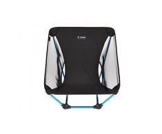 Helinox Ground Chair,Campingstuhl,Faltstuhl,Aluminium,leicht,stabil,faltbar,inkl Tragetasche,Black,one size