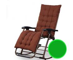 Wiegenstuhl, neigbar, für Balkon, Liege, für Erwachsene, zusammenklappbar, für Mittagessen, Siesta Leisure Antiker Stuhl (Farbe: E) - -