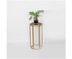 AYHa Blumenständer Neu Balkon Mosaik Seite Couchtisch Pflanze Blumenterrasse Schwarz Hochzeit Esszimmer Blumenständer Pflanzenständer für Wohnzimmer Balkon Schlafzimmer,Mittel