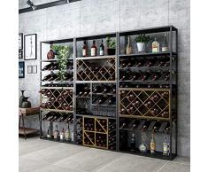Yarmy Weinregal schmiedeeisen Holz weinregal Boden weinschrank bar Restaurant weinglas Regal partition Wohnzimmer dekoratio