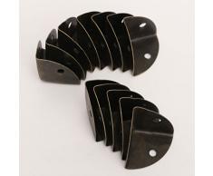 12 Stück Metallecke Eckenschutz Kantenschutz Boxenecke Schutz Koffer Tisch Ecke