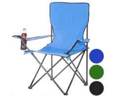 Angelstuhl Campingstuhl Klappstuhl Camping Faltstuhl Campinghocker - blau