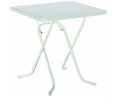 BEST 26527000 Scherenklapptisch Primo eckig 67 x 67 cm, weiß