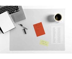 Konferenz Schreibtischunterlage Transparent,Runde Kante Schreibkomfort Unterlage,Hitzebeständige Tischunterlage,Wasserdichte Rutschfeste Schreibunterlage für Konferenzraum/Seminartische