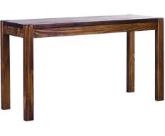Brasilmöbel Esstisch Rio Kanto 120x73 cm Eiche antik Pinie Massivholz Größe und Farbe wählbar Esszimmertisch Küchentisch Holztisch Echtholz vorgerichtet für Ansteckplatten Tisch ausziehbar