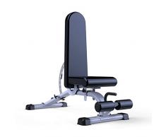 Falt-gewichtstabelle Dumbbell Bank kommerzielle Vogel Bank Sport Fitness Stuhl Dicke Stahl Bankdrücken Trainingsbank Rückenlage Bord Fitness-Bank Hantelbank (Color : Black, Size : 152 * 62 * 46cm)