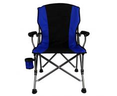 VENERATEFLL Outdoor Klappstuhl, Rückenlehne klappbar tragbarer Angelstuhl Klappstrandstuhl geeignet für Campingangeln