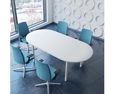 WeberBÜRO Profi Besprechungstisch 200x100 cm Optima 4-6 Pers. Konferenztisch Meetingtisch