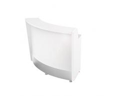 Moree 60° Barelement beleuchtet, weiß 151 x 80 x 110cm Für den Innenbereich