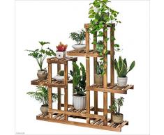 NMDCDH Pflanzregale/Regal Holzständerregale Gartenpflanzenständer für Blumentopfhalterregale