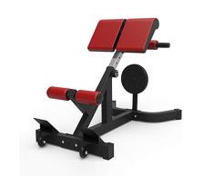 Falt-gewichtstabelle Dumbbell Bank Roman Stuhl Roman Hocker Fitness Stuhl Professionelle Ziege Körper Taille Hause Bauch Maschine Hantelbank (Color : Red)