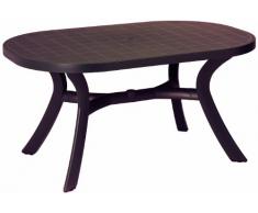 BEST 18511510 Tisch Kansas oval 145 x 95 cm, braun