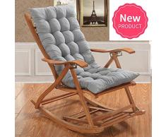 Hohe Qualität Schaukelstuhlkissen, Stuhlpolster & Rückenkissen, Innenaußenterrasse Hochsitzlehnenkissen für Schaukelstuhl - Strandkissen