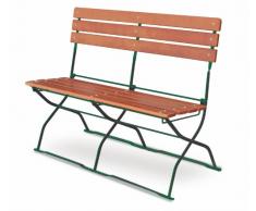 EuroLiving Biergartenbank Edition-Classic Ocker/grün