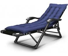Schwerelosigkeit Lounge-Sessel/Gartenstuhl/Klapp-Strandstuhl/Lounge-Lounge-Sessel Mit Kopfstütze, Verstellbar, Textilene-Stoff, Garten/Pool/Sonnenbaden, Unterstützung 400 Kg, B