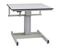GBP Ergonomics 41-849-0001 Ein-Säulentisch, Elektrisch Höhenverstellbar Gestell, 720 x 780 mm, Empfohlene Größe der Tischplatte 800 x 800 mm, Gewicht 41 kg, Beige