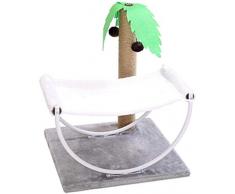 Kratzbaum Katze Turm Baum Sleepable Cat Climbing Säulenrahmen Baum Katzenbett Lehnstuhl Grinding Klaue Kratzbrett Regal Spielzeug QAF0519