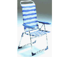Crespo Regiesessel AL/214 blau-grau