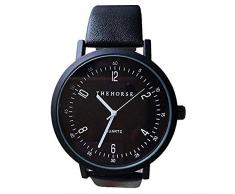 fossil Herren Uhr,Eine literarische Jugend Kreative Uhr Studenten Schwarz-Weiß-Mosaik-Tisch @ 1