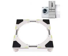 KEWEI Blumenregal Regal Multifunktionale bewegliche verstellbare Basis mit 4 starken Fußgrößen verstellbare universelle Mobile Basis Fall Dolly for Trockner, Waschmaschine und Kühlschrank