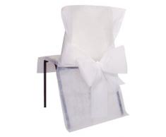 Santex Stuhlhusse mit Schleife weiß