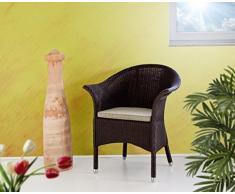 SEDEX Charlotte Loomsessel inkl. Sitzkissen Korbsessel Loungesessel Clubsessel Cocktailsessel - kolonial
