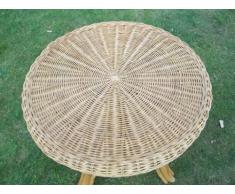 Tisch Rattantisch, Beistelltisch, 62cm