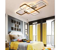 Moderne LED Wohnzimmerlampe Deckenleuchte Dimmbar 3000K-6500K Acryl-Schirm Fernbedienung Lichtfarbe/Helligkeit Einstellbar Deckenlampe Esszimmer Schlafzimmer Küche Flur Lampe Chic Designer-Lampe