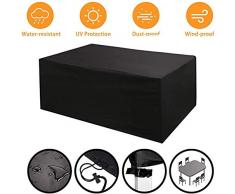 Ruiqas Gartenmöbelbezug Staubdicht Wasserdicht Anti-UV-Terrassenmöbelschutz für Stuhl Tischbänke