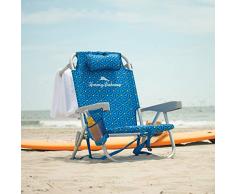 Technovoz 2000998 Strandstuhl, faltbar, mit Tragegriffen, Blau