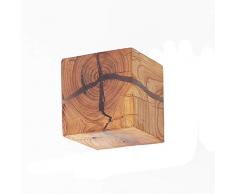 Hölzerne Riss Wand Lampen, 5W Kreativ Wandleuchte Klein Nachtlicht Warmweiß 3.14 * 3.14 * 3.14 Zoll Holz Riss Wandlampe LED Nachttischlampe Gangbeleuchtung Korridor wandbeleuchtung innen Dekoration