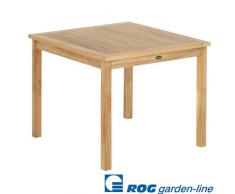 ROG garden-line TL8133: Teak Tisch Cardiff FEST 70x70 cm